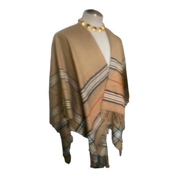V. FRAAS Women's One Size Shawl/Poncho Multi Color/Wrap - Picture 5 of 13
